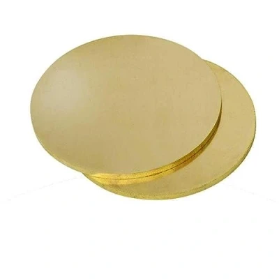 Imagen de WUDOLI Disco de latón Placa Redonda Diámetro Hoja 20 mm 30 50 60 80 100 150 200 Sólido (Color : Thicknesses 1mm, Size 100mm (2pcs))