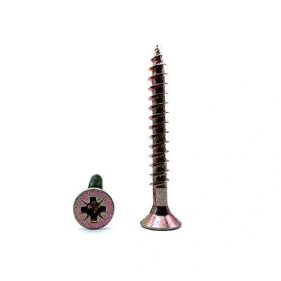 Imagen de DOJA Barcelona Tirafondos para Madera Con Punta Philips 100 Tornillos 5 x 60mm + 1 PZ2 Cabeza Avellanada Estrella Tornillo aglomerado, Contrachapado, Muebles...
