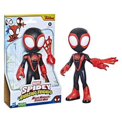 Imagen de SPIDEY AND HIS AMAZING FRIENDS Marvel Figura Gigante de Miles Morales 22.5 cm Juguete para niños a Partir 3 años