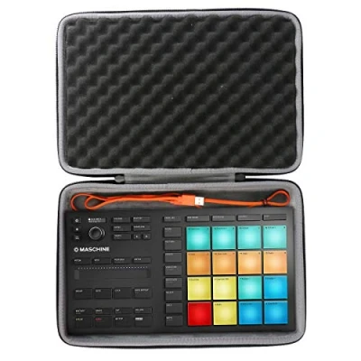 Imagen de co2CREA Funda para máquina Native Instruments Micro Mk3 DJ Controller y cable (Case Only, sin controlador), Negro , No, Functional