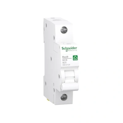 Imagen de Schneider Electric R9F23125 Disyuntor Resi9 1P, 25A, B características, 6kA