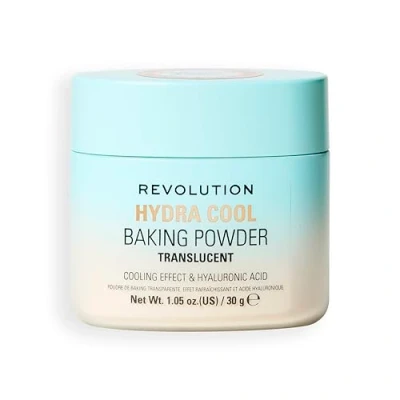 Imagen de Revolution, Hydra Cool polvo suelto fijador, efecto refrescante con ácido hialurónico, vegano y libre de crueldad, 30 g