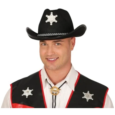 Imagen de FIESTAS GUIRCA Sombrero de Vaquero Sheriff