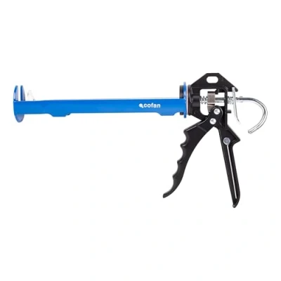Imagen de Cofan Pistola de Silicona Profesional selladora Aluminio para Cartuchos 310 ml