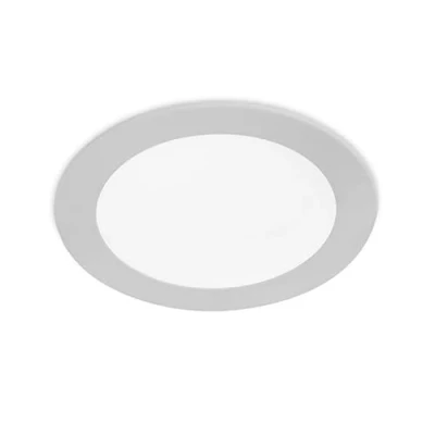 Imagen de FORLIGHT Easy Downlight LED redondo empotrable gris 12cm 580lm 6000K