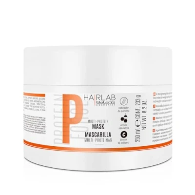 Imagen de SALERM Mascarilla Cabello Dañado Multi Proteínas Hair Lab 250 ml Repone la Falta de Queratina Natural Proporciona Cuerpo a Melena Fortalece y Repara el Sin Parabenos