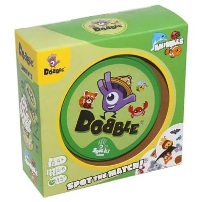 Imagen de Asmodee, Dobble Animals, Juego de Cartas, para Mayores 4 años, 2 8 Jugadores, 15 Minutos