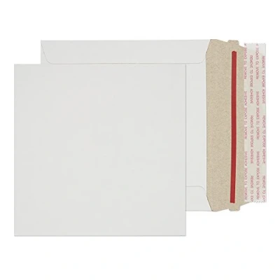 Imagen de Blake Purely Packaging Sobres rígidos (140 x 140 mm, 200 unidades), color blanco