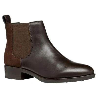 Imagen de Geox D Felicity B, Bota de Tobillo Mujer, marrón Oscuro, 36 EU