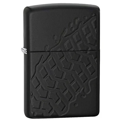 Imagen de Zippo Tire Tread Armor Encendedor, Negro Mate