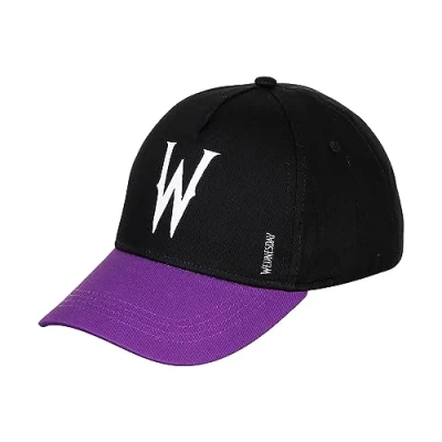 Imagen de Wednesday Miércoles Gorra Infantil, 20 x 14 cm, Negro W