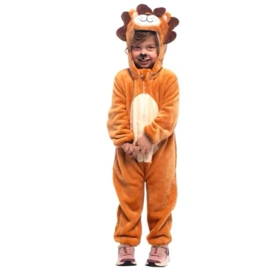 Imagen de Rubies Disfraz Leon Mimosin para niños y niñas, Pelele con capucha cola, Oficial Carnaval, Halloween, Fiestas cumpleaños