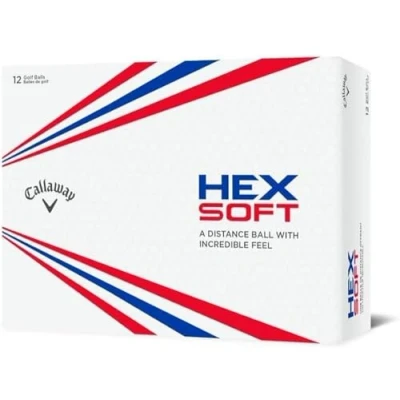 Imagen de Callaway Hexsoft Pelotas de Golf, Blanco, 24 Unidades