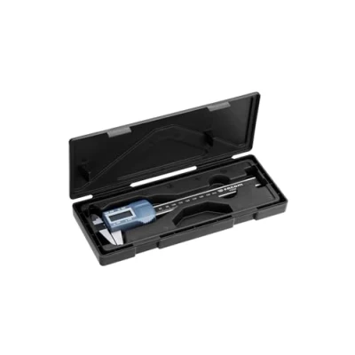 Imagen de FACOM Calibrador digital de taller 150 mm, 1/100, IP20 1300EA Herramientas bolsillo para Herramienta medición precisa Múltiples ajustes Viene con batería
