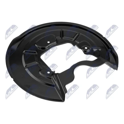 Imagen de NTY HTO VW 073 Chapa Protectora de Disco Freno Eje trasero izquierda AUDI: A3 Sportback, Hatchback, VOLKSWAGEN: Golf 5