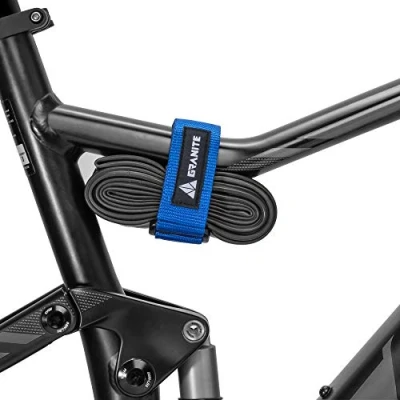 Imagen de Granite Rockband Correa Porta Marco de Bicicleta para Tubos Internos y Kit Herramientas Bicicleta, Adjuntando Equipo Adicional en tu Montaña (Azul)