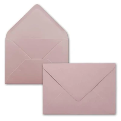 Imagen de 25 sobres, DIN C6, 114 x 162 mm, cierre húmedo, sin ventana, para tarjetas de felicitación e invitaciones FarbenFroh by GUSTAV NEUSER