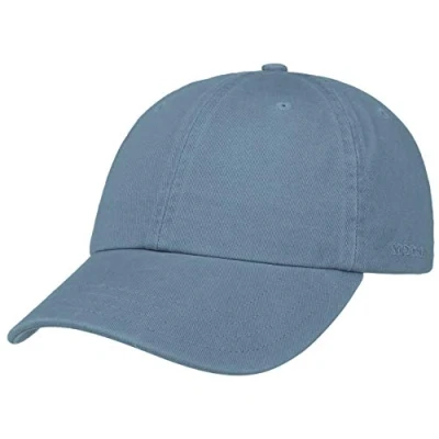 Imagen de Stetson Gorra de Béisbol Rector Mujer/Hombre Protector UV Sol Hebilla Metal, con Visera Verano/Invierno Talla única Azul