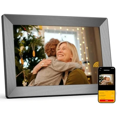 Imagen de KODAK Marco de Fotos Digital WiFi 10.1 Pulgadas, Memoria Incorporada 32GB, Pantalla Táctil para HD 1280x800 IPS, Soporte Rotación Automática, Compartir Instantáneamente y Videos