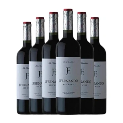 Imagen de J. Fernando Finca Venta de Don Quijote 6 Meses Tempranillo Vino la Tierra Castilla Roble 75 cl tinto (Caja Botellas cl)