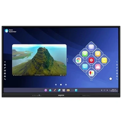 Imagen de APPROX Pantalla INTERACTIVA APPTSM75+ 75&quot; 4K UHD TÁCTIL WiFi 2.4/5GHZ Bluetooth Android 11