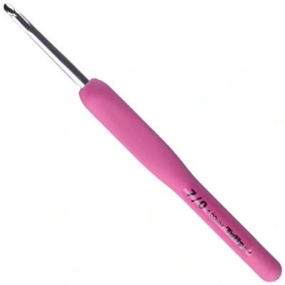 Imagen de Tulip Crochet Hook, Silicona, Pink, 7.25x0.5x1 Inches