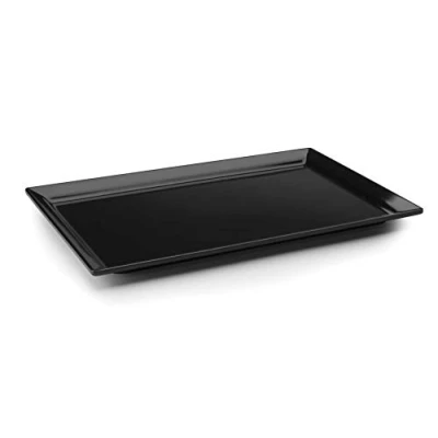 Imagen de Lacor 63545 Bandeja Rectangular De Melamina Classic 53x32x3cm Negro