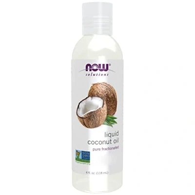 Imagen de Now Foods, Liquid Coconut Oil (Aceite de Coco Líquido), Vegano, 120ml, Testado en Laboratorio, Alta Concentración, Aromaterapia, Sin Soja