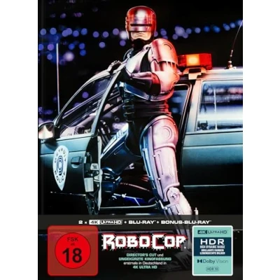 Imagen de RoboCop 4 Disc Limited Collector&#039;s Edition im Mediabook (Director&#039;s Cut + ungekürzte Kinofassung) (2 x UHD Blu ray Bonus ray) [Alemania] [Blu ray]