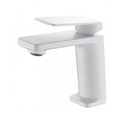 Imagen de Mice Grifo de lavabo Monomando griferia baño para lavamanos Color Blanco Mate
