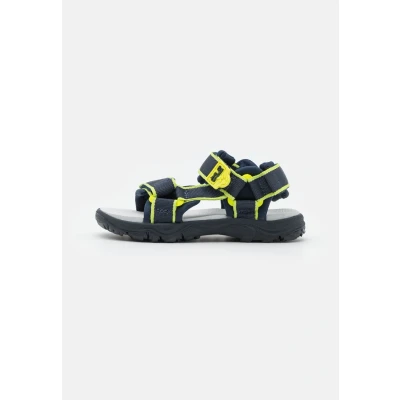 Imagen de Jack Wolfskin Seven SEAS Unisex Sandalias de senderismo para niños, Talla: 36, Blue/lime Zapatos