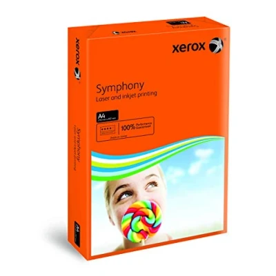Imagen de Xerox Symphony 80 A4, Dark Orange Paper CW Papel (Dark CW, Naranja, g/m², 104 ± 2 µm, ISO 9706)