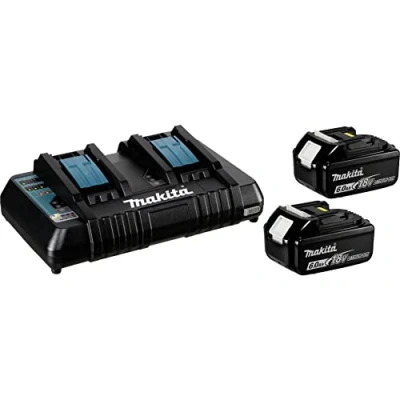 Imagen de Kit Fuente Alimentacion 6.0Ah Bl1860Bx2 + Dc18Rd