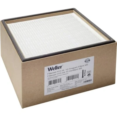Imagen de Weller Compacto T0058762701 Partículas H13 y Filtro de Carbón Activado Granular con 10 Prefiltros M5 para Extractores Humos 2, Zero Smog EL, WFE 2ES / CS, Activo