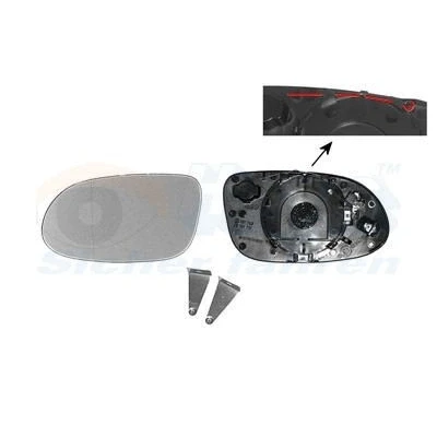 Imagen de VAN WEZEL 3014837 Cristal de Espejo izquierda MERCEDES BENZ: SLK, Clase A