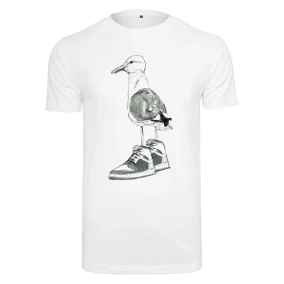 Imagen de Mister Tee Seagull Sneakers Camiseta estampada, Hombre, Talla: Large, White