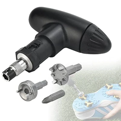 Imagen de FIGFYOU Juego de llave punta para zapatos golf y mango ABS portátil, todo tipo picos