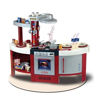 Imagen de Theo Klein 9155 Cocina Miele Gourmet International, de Juguete Que Incluye Placa cocción, Horno, lavavajillas, Medidas 120 cm x 43 95 cm, para niños a Partir 3 años
