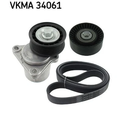 Imagen de SKF VKMA 34061 Juego de correas trapeciales poli V FORD: S Max Mk1, MONDEO 4 Stufenheck, Turnier
