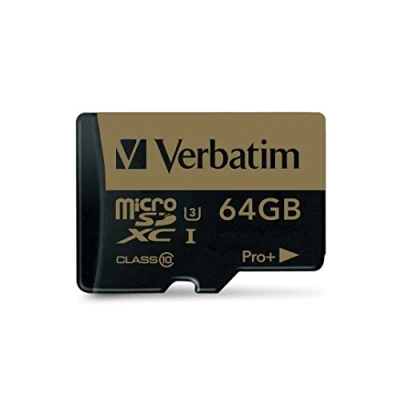 Imagen de Verbatim Pro+ Micro Sdxc 64gb Microsdhc Mlc Class 10 Memoria Flash