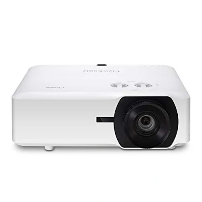 Imagen de Proyector láser ViewSonic DLP LS850WU (WUXGA, 5000 lúmenes ANSI, 2X HDMI, Altavoces de 10 vatios, Zoom óptico 1,6X, Funcionamiento 24 Horas al día, 7 días a la Semana) Blanco