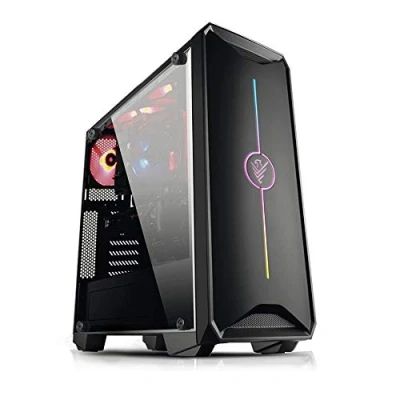 Imagen de Phoenix ZMIR Caja Gaming LED RGB ATX Mini Micro con 3 Ventiladores Y CONTROLADORA