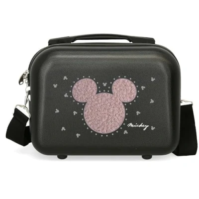 Imagen de Joumma Disney Mickey Studs Nececer Adaptable Negro 29x21x15 cms Rígido ABS 9,14L 0,8 kgs