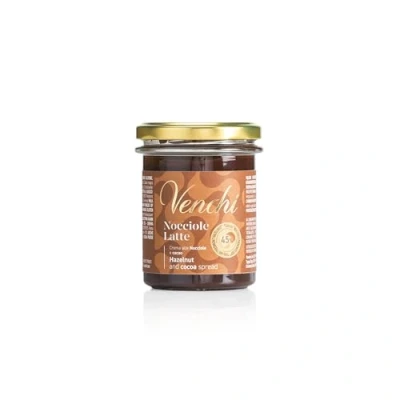 Imagen de Venchi Crema para Untar de Chocolate con Leche y Avellanas del Piamonte IGP (45%), 200 g Sin Gluten