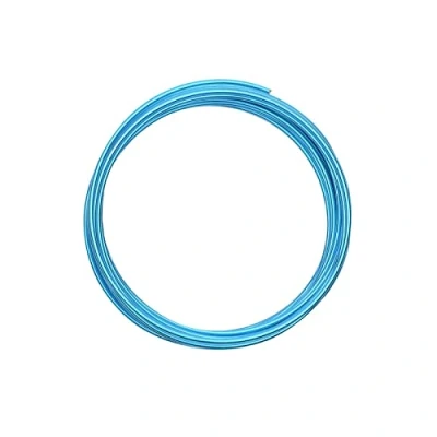 Imagen de Vaessen Creative Redondo Alambre de Aluminio, Azul (Turquesa), 2 mm 5 m,
