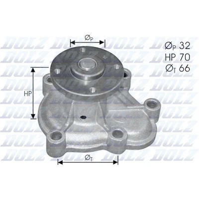 Imagen de DOLZ O130 Bomba de agua OPEL: Corsa B Hatchback, Kadett E CC, A CC