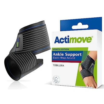Imagen de Actimove Tobillera elástica para tobillo, color negro