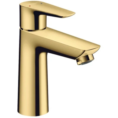 Imagen de Hansgrohe Talis E Grifo monomando de lavabo 110 con vaciador automático, color oro pulido, 71710990