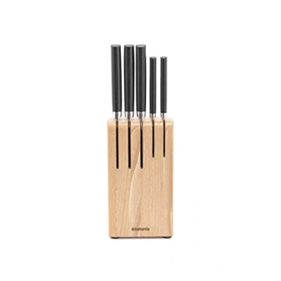 Imagen de Brabantia Soporte para Cuchillos con 5 incluidos, Madera