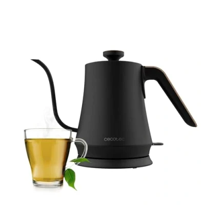 Imagen de Cecotec Hervidor de Agua, 1 L Capacidad, Thermosense 500 Cisne, 1200W, Calentamiento Rápido, Filtro Antical, Libre BPA y Otros Tóxicos, Base con Giro 360º, Diseño Forma Cisne